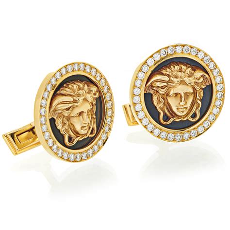 versace cuff links